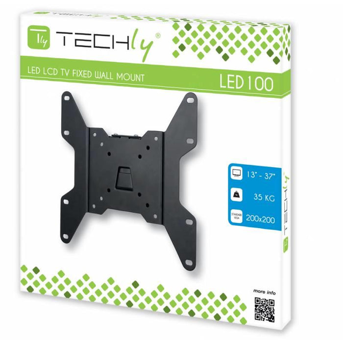 Techly Sieninis laikiklis TV LCD/LED/PDP 13-37'' 35 kg VESA slim juodas