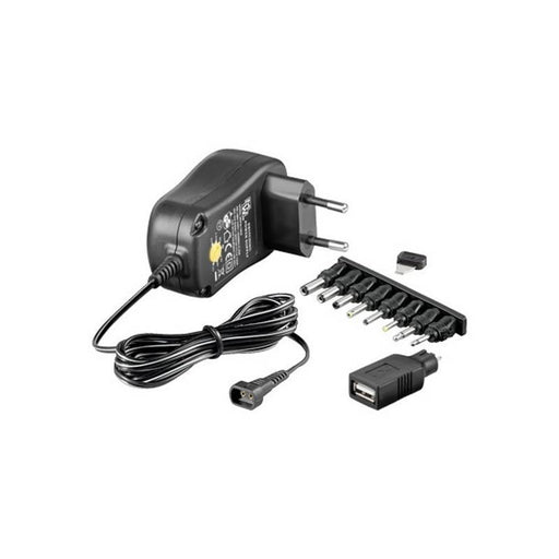 Techly universalus pakrovėjas 3-12V 1A 12W su 7 kištukais