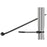 Techly nailono dirželiai 200 x 2.5mm 100 vnt juodi