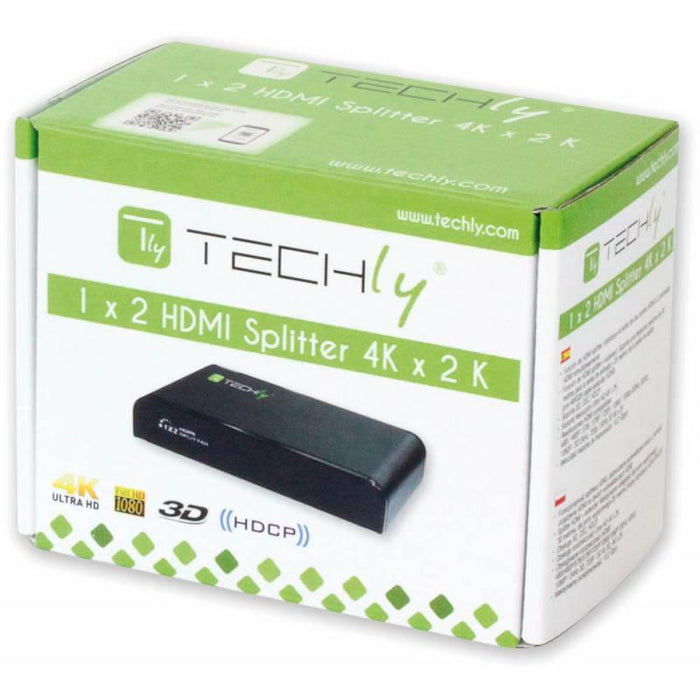 Skirstytuvas Techly Splitter audio/video HDMI 1/2 4K*2K 3D