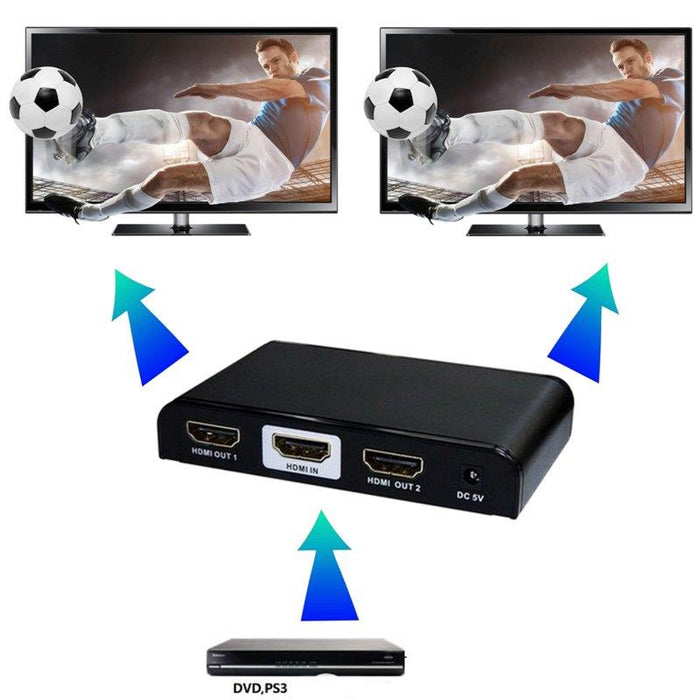 Skirstytuvas Techly Splitter audio/video HDMI 1/2 4K*2K 3D