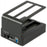 Dokingo stotelė Techly, USB 3.0 dviem diskam SATA 2.5''/3.5'', OTB, klonavimas