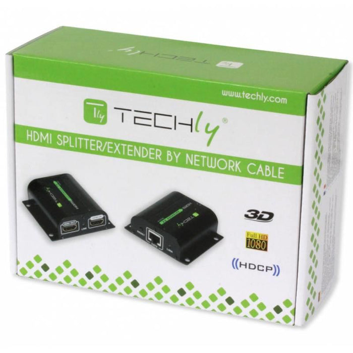Techly Extender HDMI, kat6/6a/7, iki 60m, FullHD, su IR