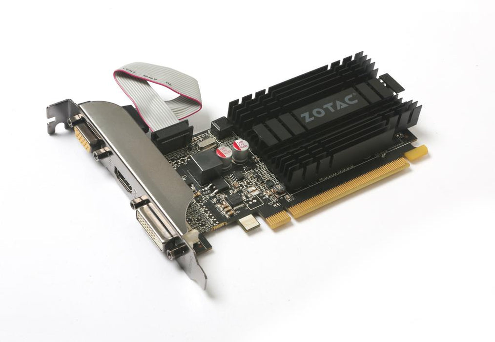 ZOTAC GeForce GT 710, 1GB DDR3 (64 Bit), HDMI, DVI, VGA