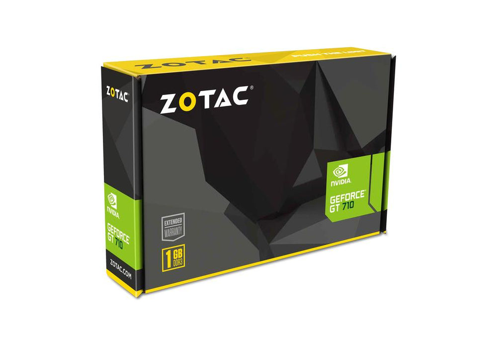 ZOTAC GeForce GT 710, 1GB DDR3 (64 Bit), HDMI, DVI, VGA