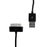 Whitenergy iPhone 4 Kabelis USB 2.0 perkėlimo/įkrovimo 30cm juodas