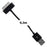 Whitenergy iPhone 4 Kabelis USB 2.0 perkėlimo/įkrovimo 30cm juodas