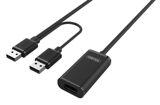 Unitek Kabelis aktyvus pratęsimo USB 2.0., 10m, Y-278