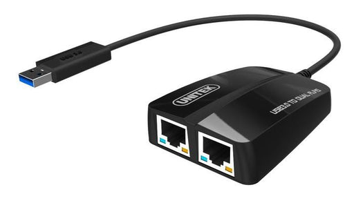Unitek Konverteris USB 3.0 - 2x Gigabit Ethernet; Y-3463