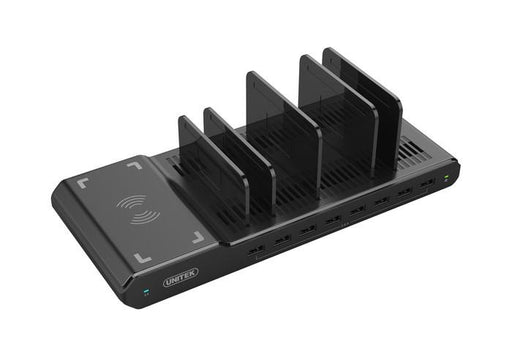Unitek Charging station 8x USB 2,4A, 96W; wireless; Y-2192