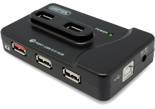 Unitek Hub 6x USB 2.0 + iPad charging 2A; Y-2072