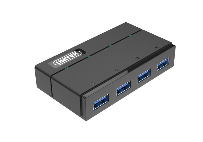 Unitek Hub 4x USB 3.0 +įkrovimo funkcija;  Y-HB03001