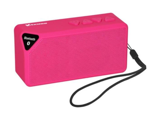 Nešiojama kolonėlė Vakoss SP-B1824PK, Mikrofonas, FM, microUSB, Rožinė