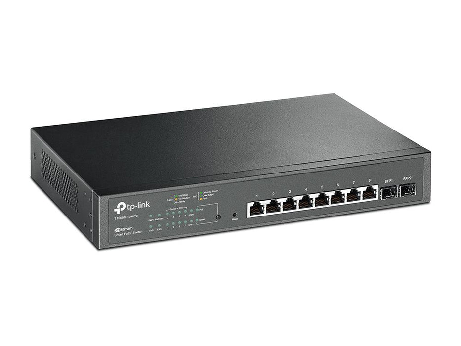 TP-Link T1500G-10MPS  8-Port Gigabit Desktop PoE+ 2 SFP Slots