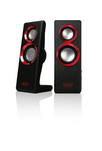 Kolonėlės Sweex 2.0 20W Purephonic Red USB