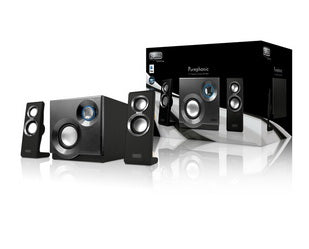 Kolonėlės Sweex 2.1 60W Purephonic Black/ Silver