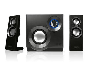 Kolonėlės Sweex 2.1 60W Purephonic Black/ Silver