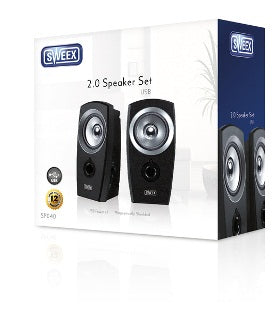 Kolonėlės Sweex 2.0, 20W USB