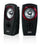 Kolonėlės Sweex 2.0, 20W USB Black/Red