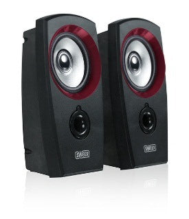 Kolonėlės Sweex 2.0, 20W USB Black/Red
