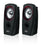 Kolonėlės Sweex 2.0, 20W USB Black/Red