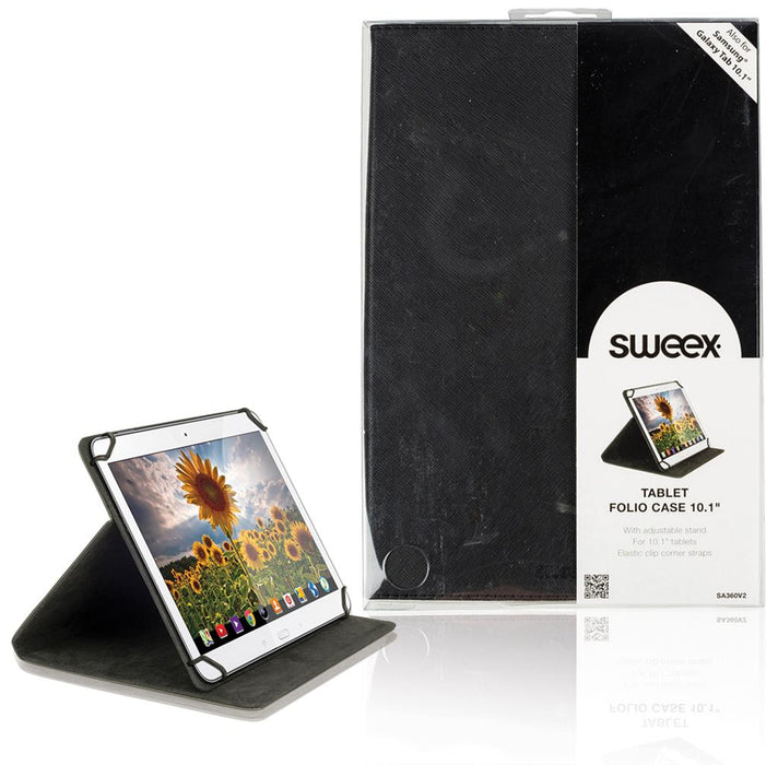 Dėklas-stovas Sweex Tablet Folio Case 10.1'' Juodas