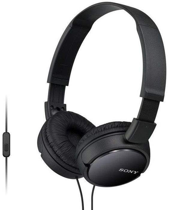 SONY ausinės MDR-ZX110 Overhead Headphones - juodos su mikrofonu