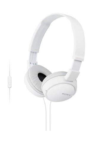 SONY ausinės MDR-ZX110 Overhead Headphones - baltos su mikrofonu