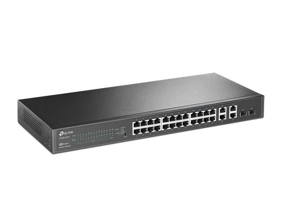 TP-Link T1500-28TC 24-Port 10/100Mbps + 4-Port Gigabit Smart Switch