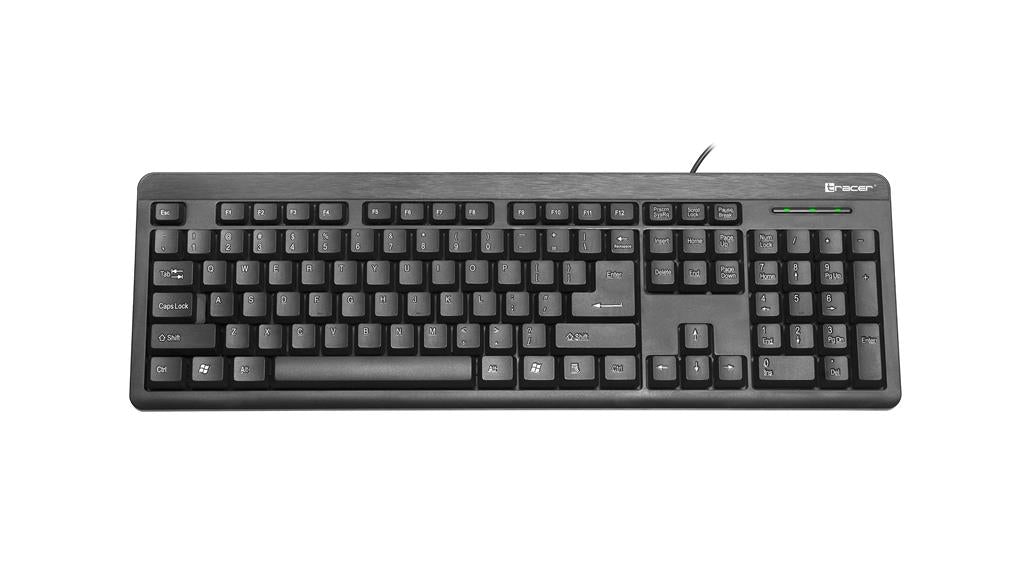 Klaviatūra TRACER Deluxe USB Juoda
