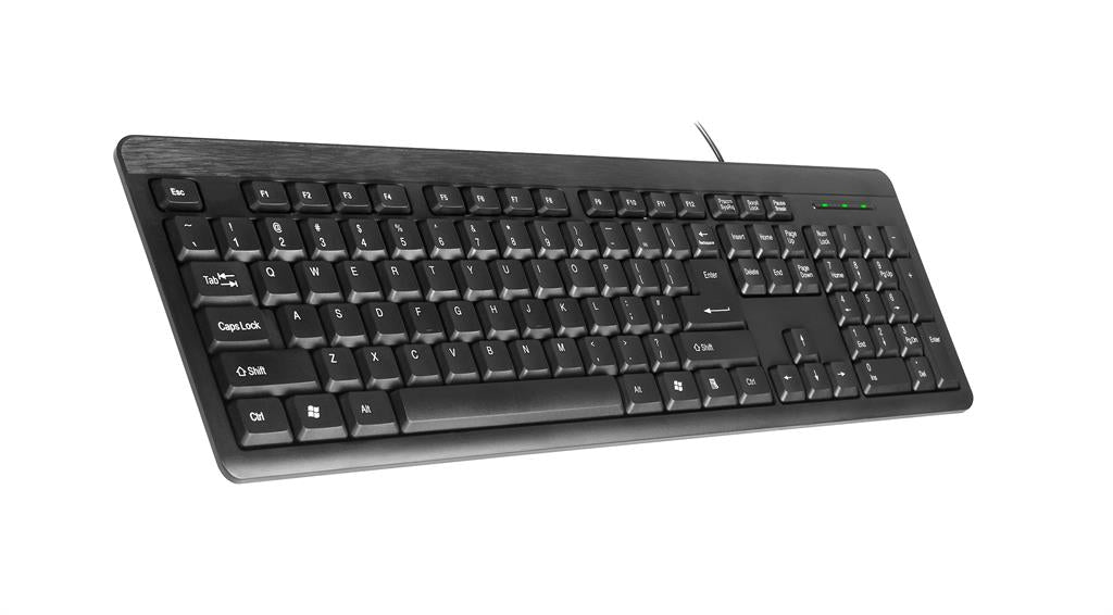 Klaviatūra TRACER Deluxe USB Juoda