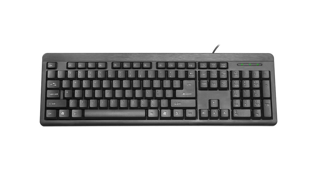 Klaviatūra TRACER Deluxe USB Juoda