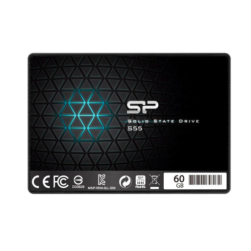 Silicon Power SSD Slim S55 60GB 2.5'', SATA III 6GB/s, 550/420 MB/s, 7mm