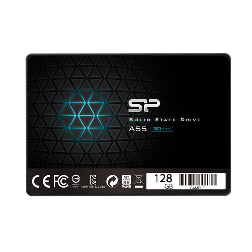 Silicon Power SSD Ace A55 128GB 2.5'', SATA III 6GB/s, 550/420 MB/s, 3D NAND