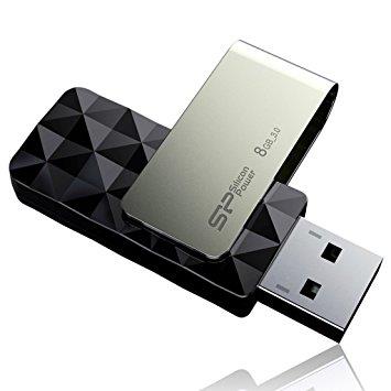 Atmintukas Silicon Power Blaze B30 8GB USB 3.0 Juodas