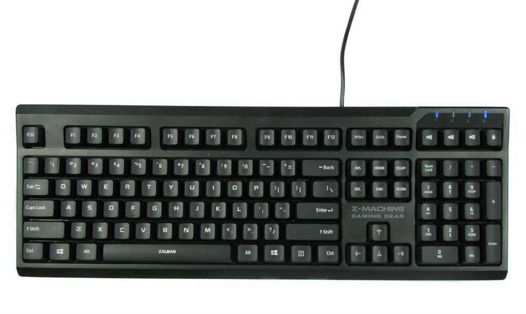 Žaidimų klaviatūra Zalman Multimedia ZM-K650WP (English)