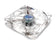 Zalman PC case Fan ZM-F2 Blue LED (SHARK FIN) 92mm