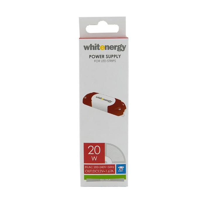 Whitenergy LED maitinimo šaltinis Slim 230V|20W|12V