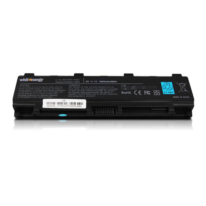 Nešiojamo kompiuterio baterija Whitenergy Toshiba PA5024U-1BRS 11,1V 5200mAh