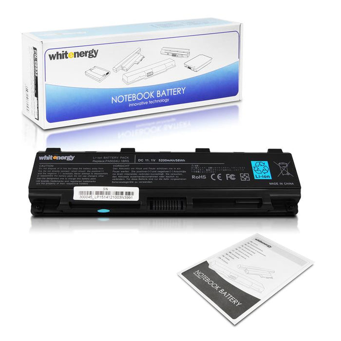 Nešiojamo kompiuterio baterija Whitenergy Toshiba PA5024U-1BRS 11,1V 5200mAh