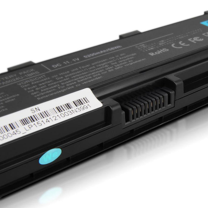Nešiojamo kompiuterio baterija Whitenergy Toshiba PA5024U-1BRS 11,1V 5200mAh