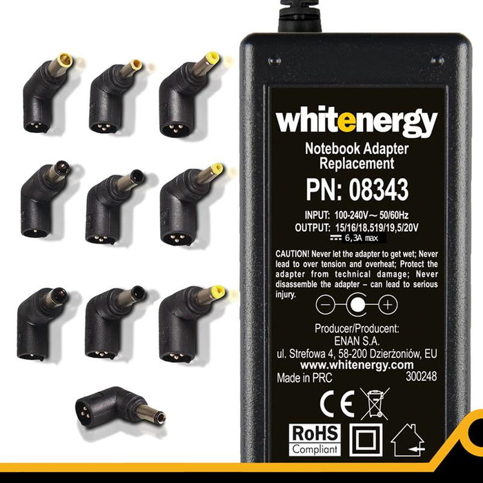 Whitenergy univ. autom. neš. komp. mait. šalt. 90W, 10 kištukai