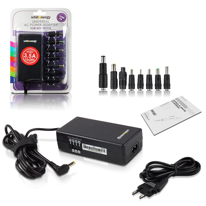 Whitenergy univer. tink. neš. komp. mait. šaltinis 15-24V, 70W, USB
