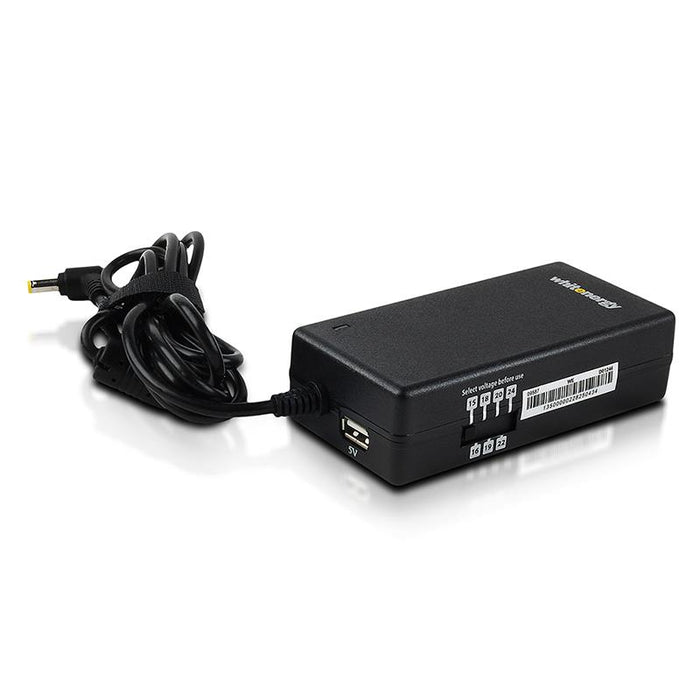 Whitenergy univer. tink. neš. komp. mait. šaltinis 15-24V, 70W, USB