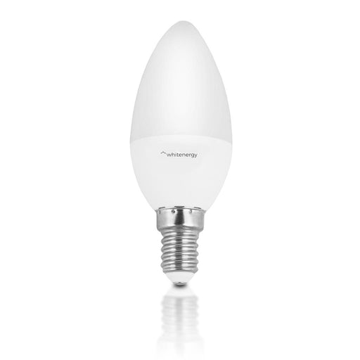 Whitenergy LED lemputė |10xSMD2835| C37 | E14 | 5W | 230V | šilta balta | pienas