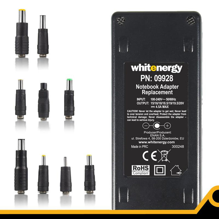 Whitenergy univer. mait. šaltinis neš. komp. tinkl. 90W 9 kištukai