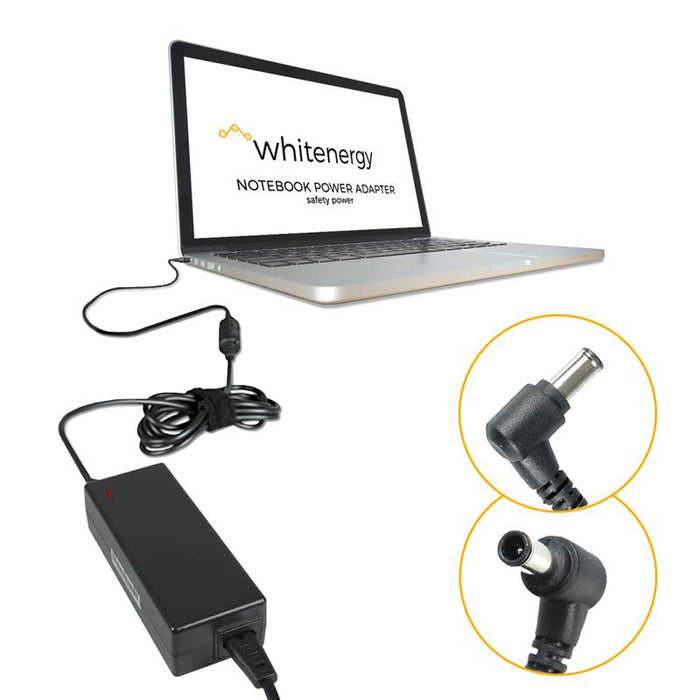 Nešiojamo kompiuterio pakrovėjas Whitenergy 19.5V/4.62A 90W , 4.5x3.0mm
