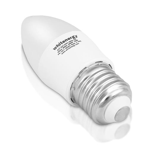 Whitenergy LED lemputė | 7xSMD2835| C37 | E27 | 3W | 230V | šilta balta | pienas