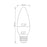 Whitenergy LED lemputė | 7xSMD2835| C37 | E27 | 3W | 230V | šilta balta | pienas