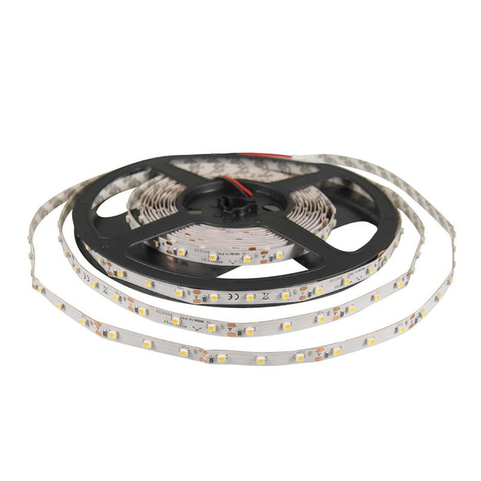 Whitenergy LED juosta 5m | 60vnt/m | 3528 | 4.8W/m | 12V DC | šilta balta